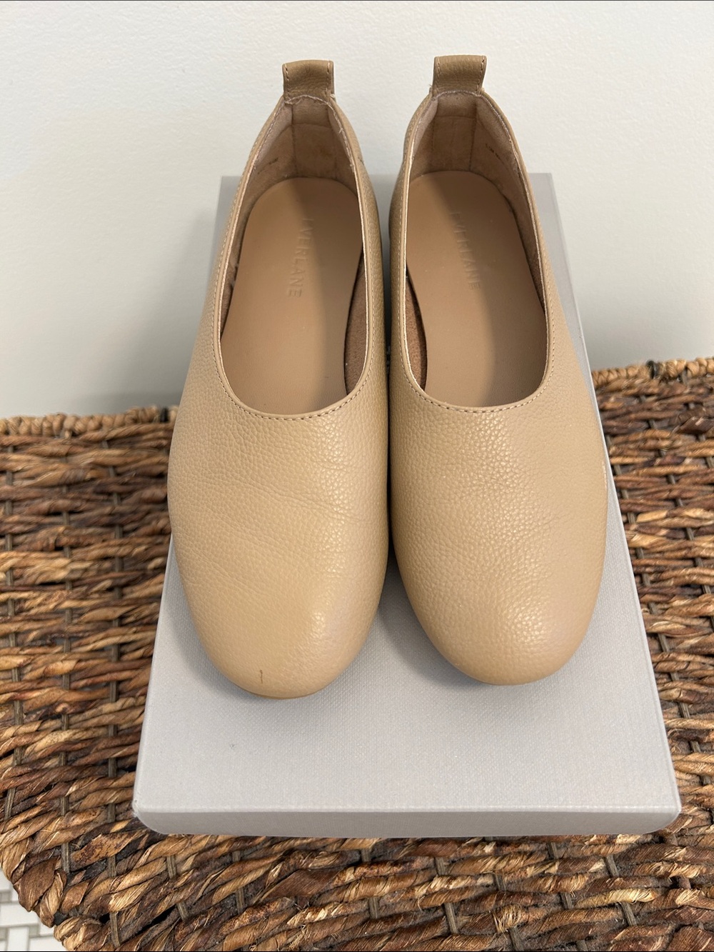Everlane Leather Day Glove Ballerina Flats